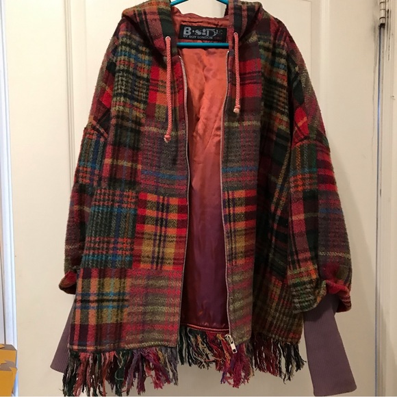 Vintage Child  hooded Plaid Cape - Bside by Boy London - Picture 4 of 10